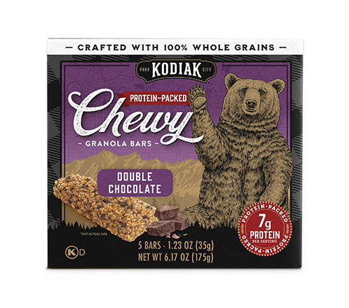 Kodiak Cakes Double Dark Chocolate Chewy Granola Bars