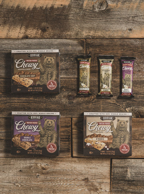 food service products - Snack Adventurously chewy granola bars by Kodiak Cakes