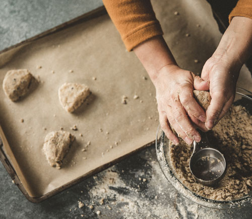 Kodiak Food Service - hands crafting kodiak cakes recipe